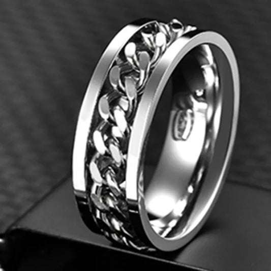 Stainless Steel Spinner Ring Rotatable